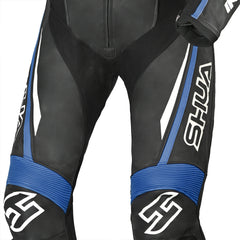 Shua Infinity Nero Blu 1PC Tute da Moto in Pelle Uomo thai