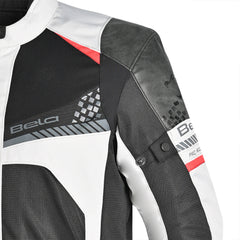 Bela Onsaker Touring Giacca in Tessuto 3 strati Grigio/Nero shoulder