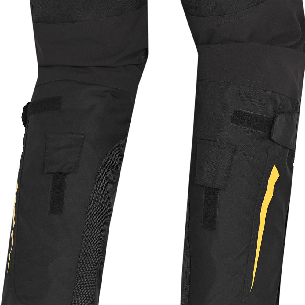 Bela Transformer Pantaloni da moto per uomo - Nero / Giallo fluor legs