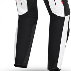 RTech Defender GP tute de moto Nero/ Blanco/ Rosso back legs