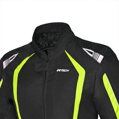 R-TECH - Giacca in tessuto Marshal Lady Nera/Giallo Fluo 