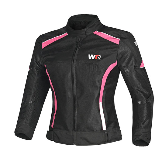 WTR - Mesh Blazer Donna  Giacca per moto  - Nero Rosa - Yamoto.it