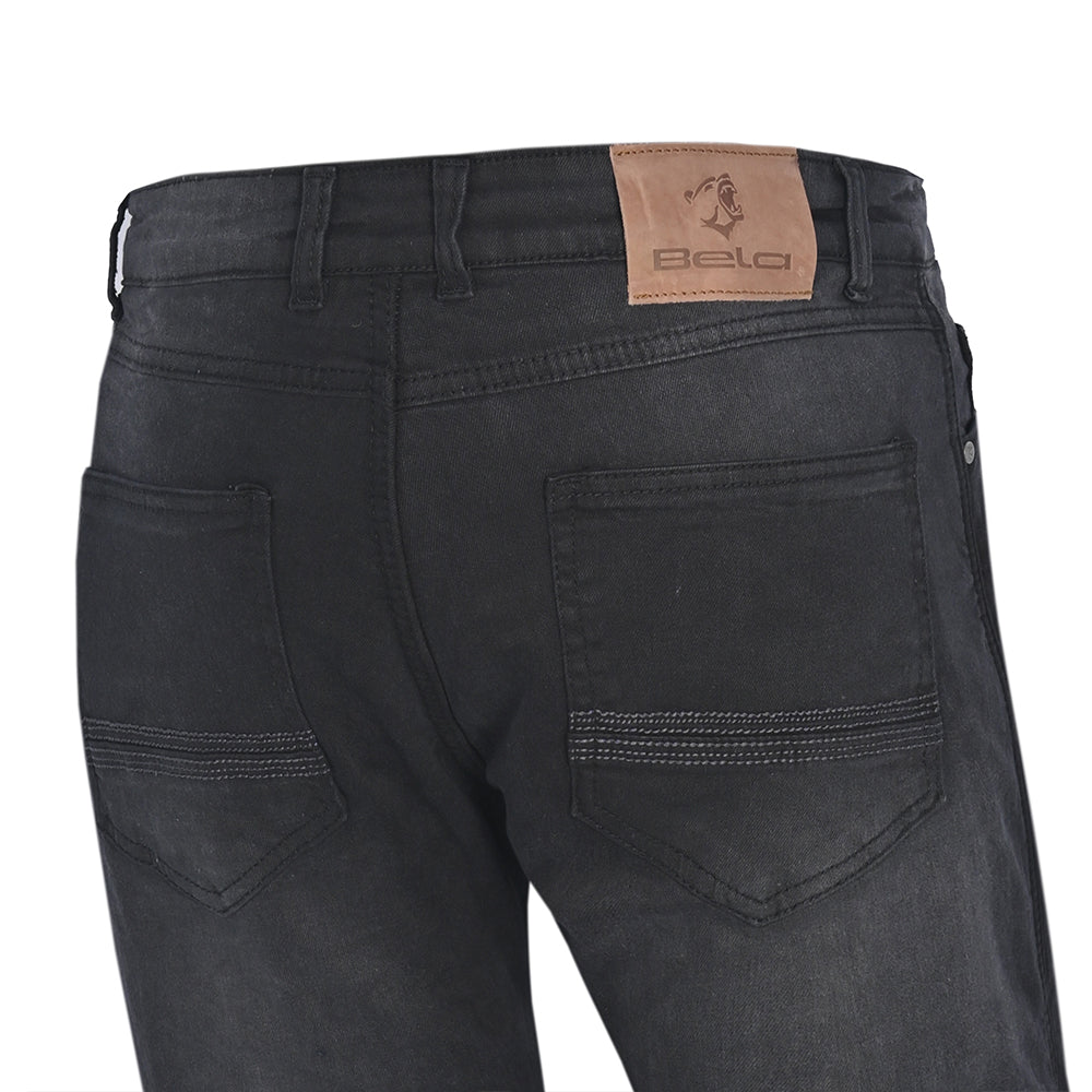 Bela Rio Jeans Moto Uomo - Nero 