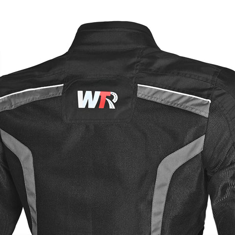 WTR - Mesh Blazer Donna  Giacca per moto - Nero Grigio 