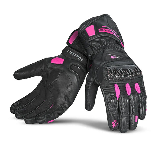 Bela Venom RS Lady Guanti da corsa per donna Nero/Rosa