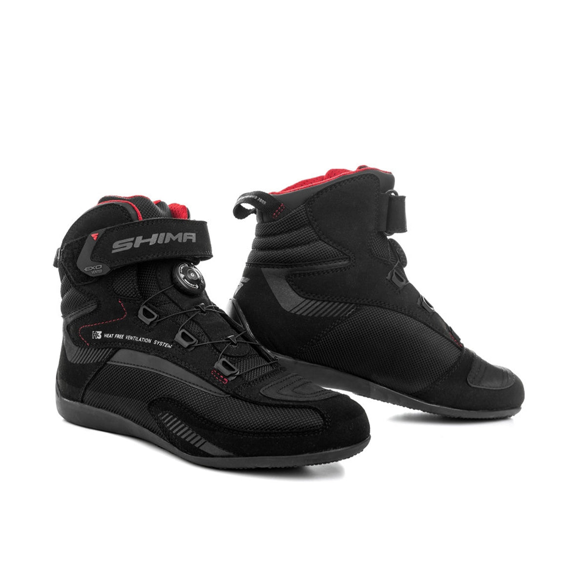 SHIMA EXO VENTED MEN  BOOTS BLACK - Yamoto.it