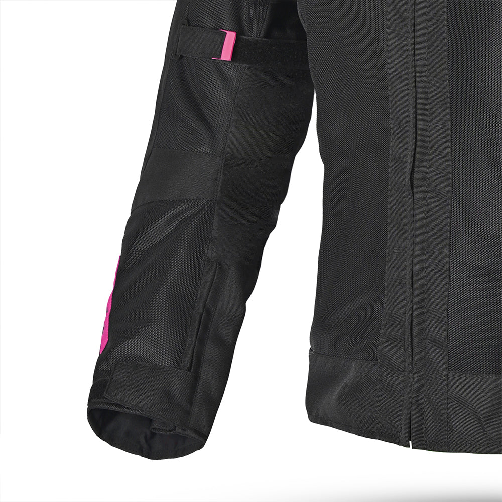 SHUA - GIACCA IN TESSUTO GRAVITY LITE DONNA NERO/FUCSIA 