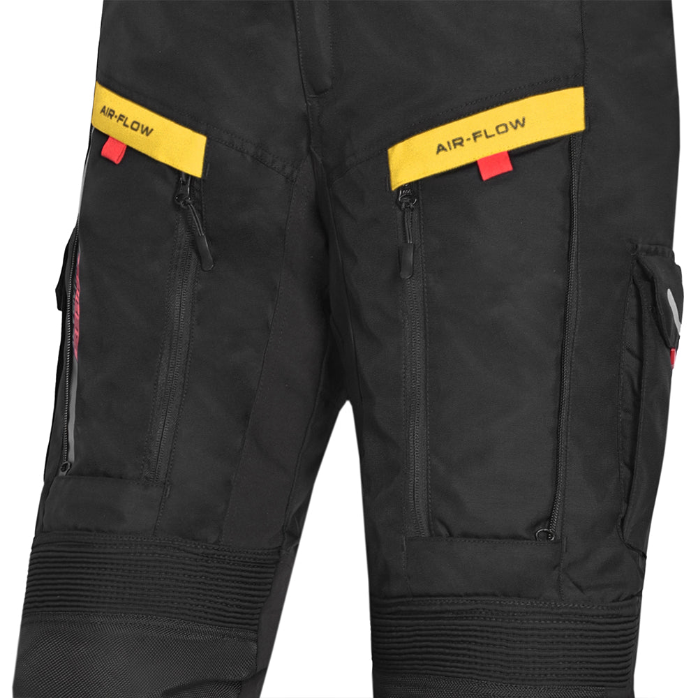 Bela Transformer Pantaloni da moto per uomo - Nero / Giallo fluor thai