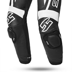 Shua Infinity Tuta Moto 2 pezzi Nero/Bianco knees