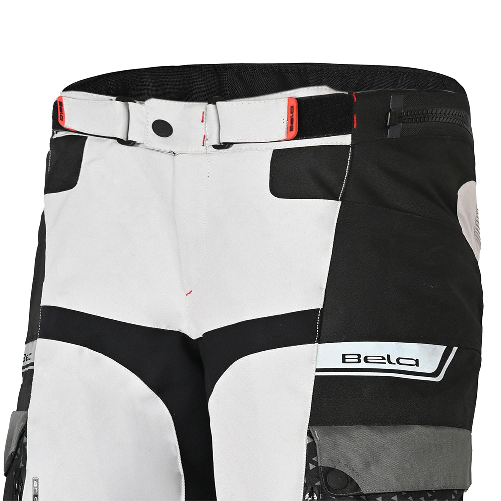 Bela Crossroad Extreme WP Pantaloni in tessuto impermeabile Ghiaccio/Nero/Giallo Fluor front pocket