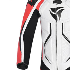 RTech Defender GP tute de moto Nero/ Blanco/ Rosso frront under arm