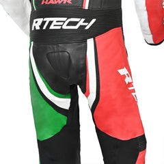 R-Tech Hawk 1 Pc Nero\Bianca\verde\rosso knees