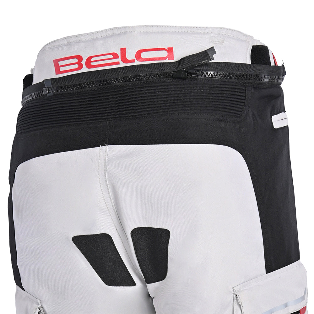 Bela Transformer Pantaloni da moto per uomo Ghiaccio / Nero / Rosso hip