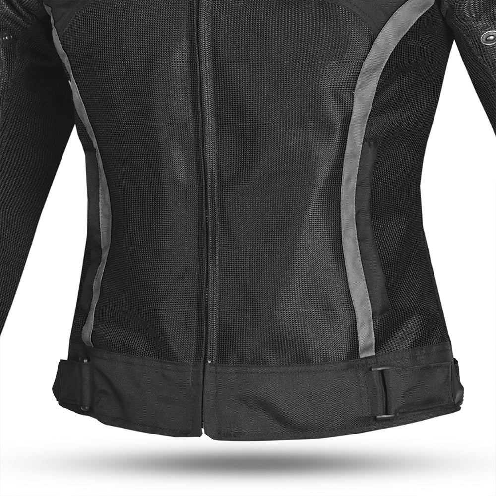 WTR - Mesh Blazer Donna  Giacca per moto - Nero Grigio 