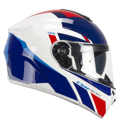 Casco moto modulare apribile CGM 568S BER Sport bianco blu 