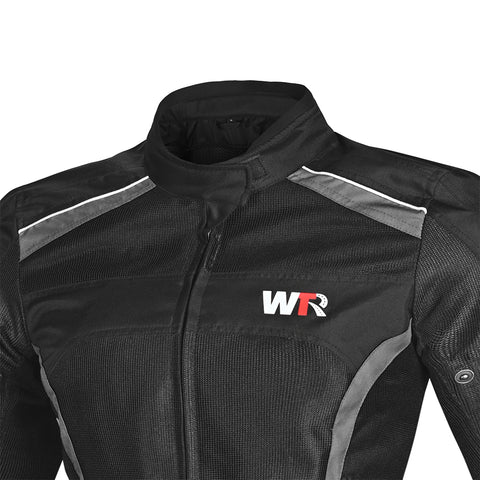 WTR - Mesh Blazer Donna  Giacca per moto - Nero Grigio 