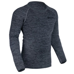 Oxford Advanced Base Layer Ms Top Charcoal Marl Sm 