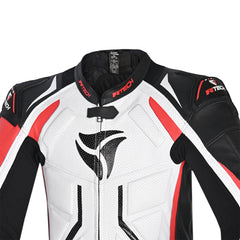 RTech Defender GP tute de moto Nero/ Blanco/ Rosso chest