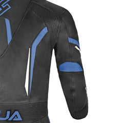 Shua Infinity Nero Blu 1PC Tute da Moto in Pelle Uomo under arm