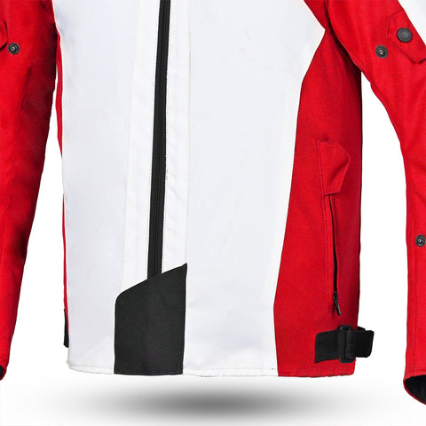 Shua Immortal Jacket impermeabile Rosso front zip