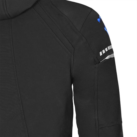 Bela Breeze Giacca softshell per uomo  - Nero/Blu left chest area