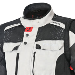 Bela CrossRoad Extreme WP Giacca moto per uomo Ice / Nero / Girgio chest