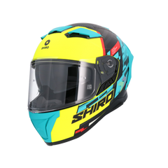 Shiro FF950 Alpha Monocolor integral Casco  Blu - Yamoto.it