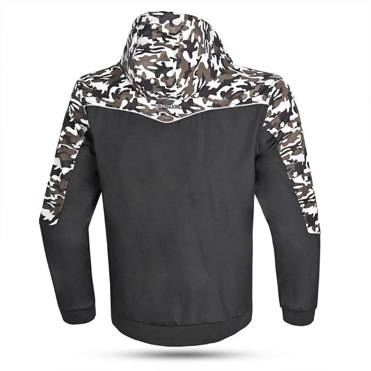 Bela Camo Rush Hoodie Negro/Oliva Verde 