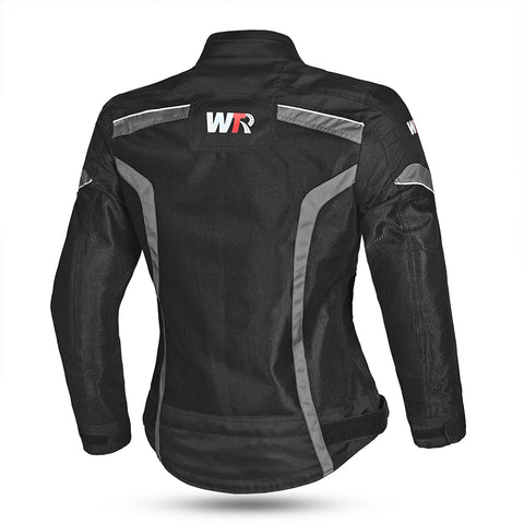 WTR - Mesh Blazer Donna  Giacca per moto - Nero Grigio 