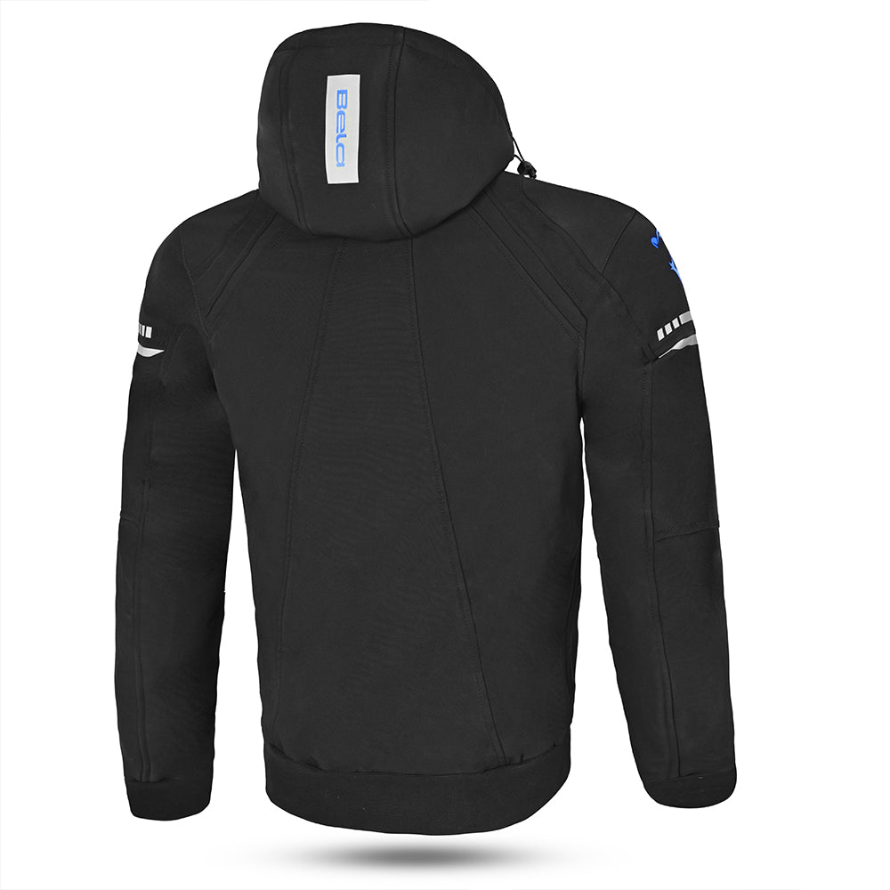 Bela Breeze Giacca softshell per uomo  - Nero/Blu back 