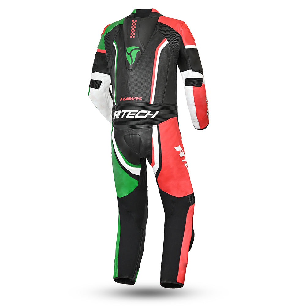 R-Tech Hawk 1 Pc Nero\Bianca\verde\rosso back