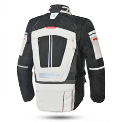 Bela CrossRoad Extreme WP Giacca moto per uomo Ice / Nero / Girgio back