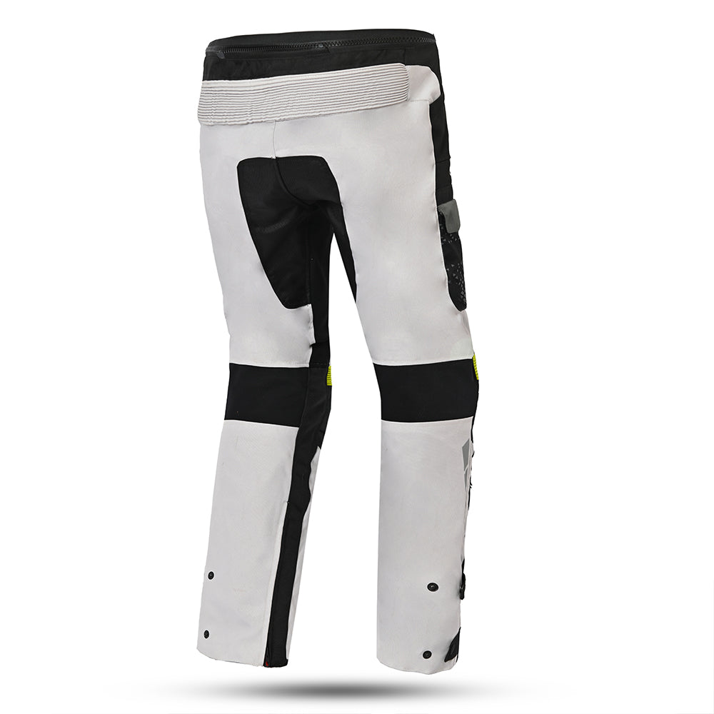 Bela Crossroad Extreme WP Pantaloni in tessuto impermeabile Ghiaccio/Nero/Giallo Fluor back