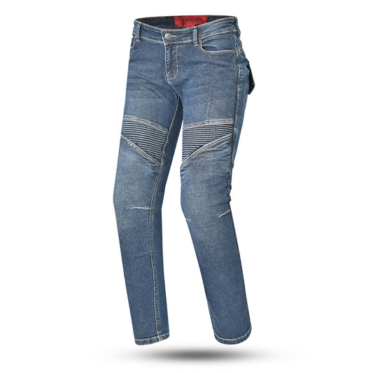 Bela Rosekin Jeans Moto per Donna - Blu 