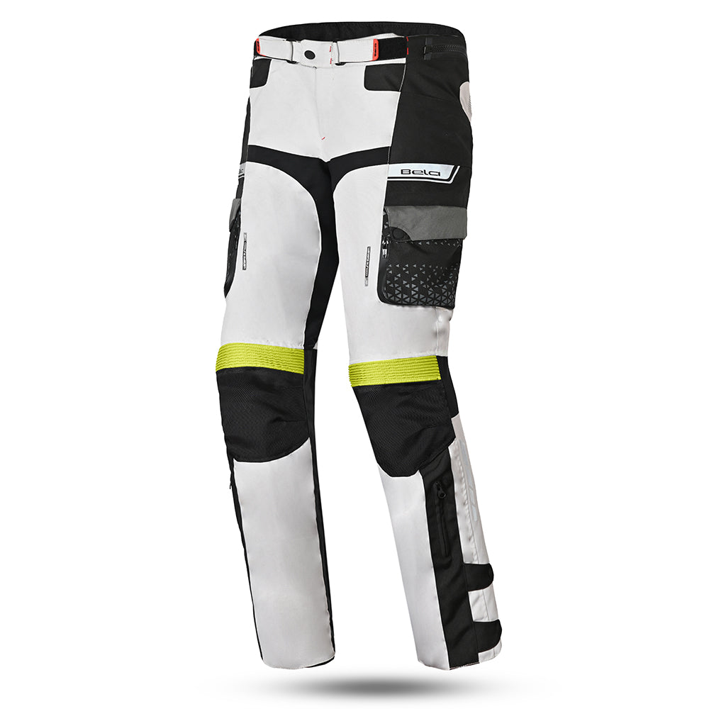 Bela Crossroad Extreme WP Pantaloni in tessuto impermeabile Ghiaccio/Nero/Giallo Fluor front