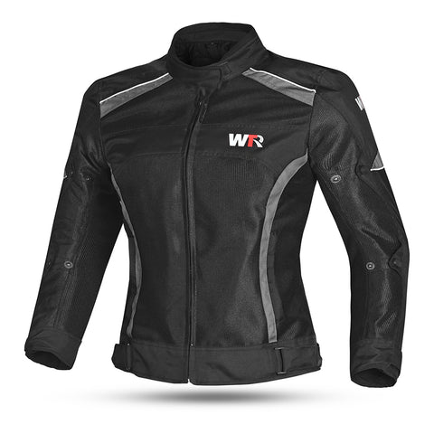 WTR - Mesh Blazer Donna  Giacca per moto - Nero Grigio 