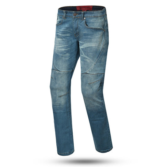 Bela Rocker Jeans Moto per Uomo - Azzurro front