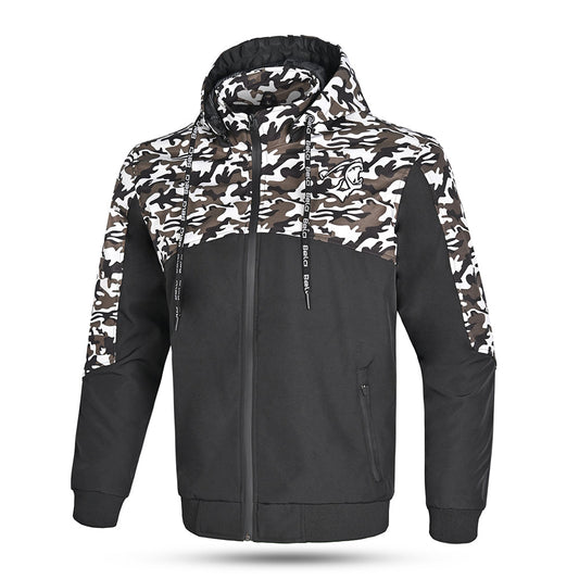 Bela Camo Rush Hoodie Negro/Oliva Verde 