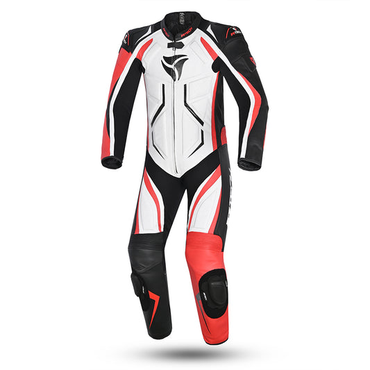 RTech Defender GP tute de moto Nero/ Blanco/ Rosso front