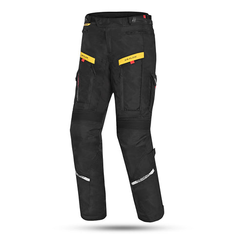 Bela Transformer Pantaloni da moto per uomo - Nero / Giallo fluor front