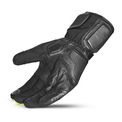 Bela Ice Winter WP Guanti Moto Nero/Giallo Fluor back