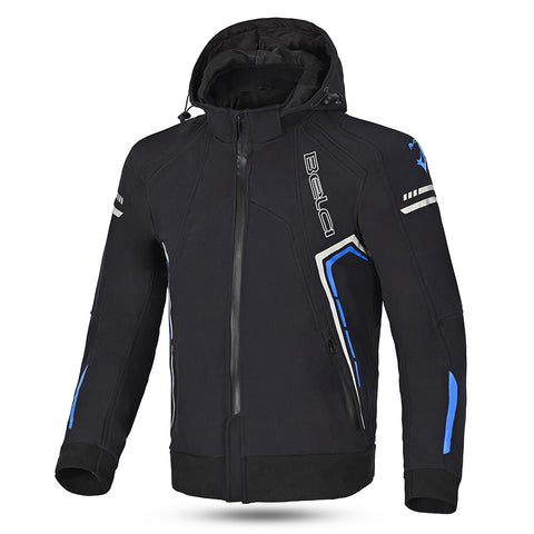 Bela Breeze Giacca softshell per uomo  - Nero/Blu front 