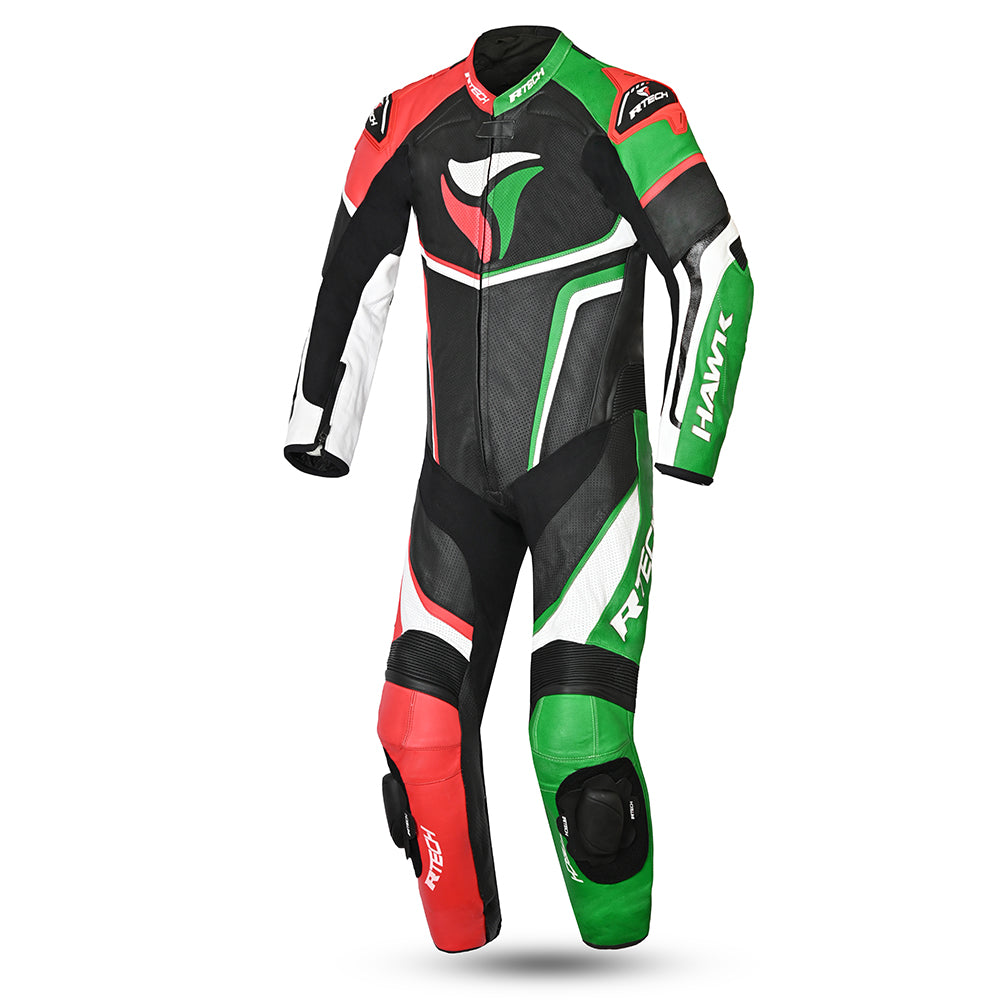 R-Tech Hawk 1 Pc Nero\Bianca\verde\rosso front