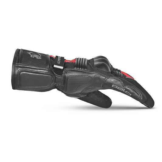 Bela Ice Winter WP Guanti Moto Nero/Rosso side