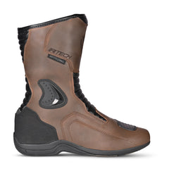 R-Tech Trojan Lunar - Marron Stivale da turismo per moto 