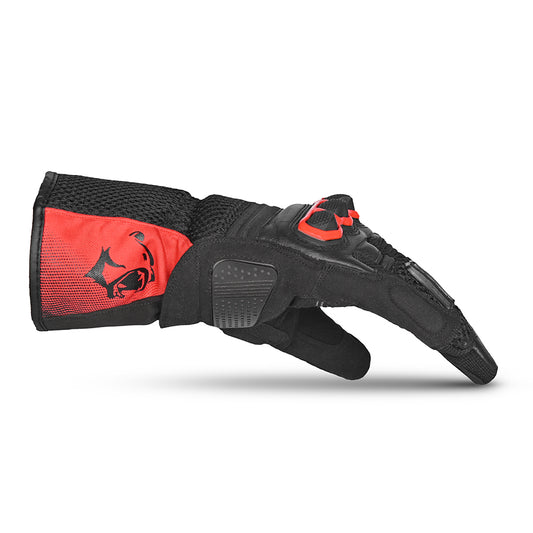 Bela Twix Men Guanti Moto - Nero / Rosso right