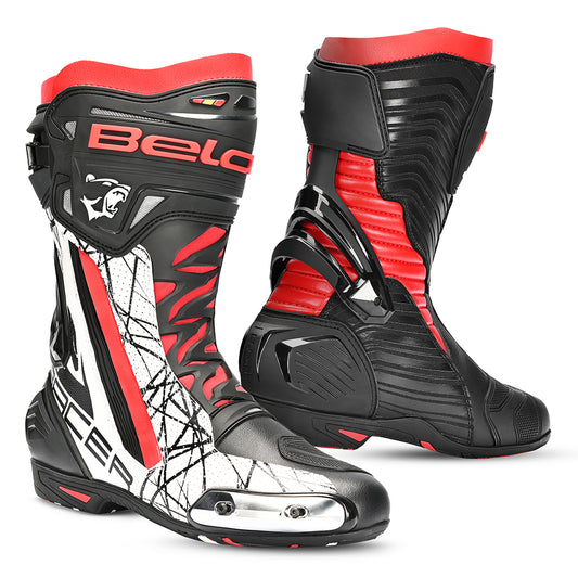 Stivale Moto Bela Air Rider Racing Nero Rosso - Yamoto.it