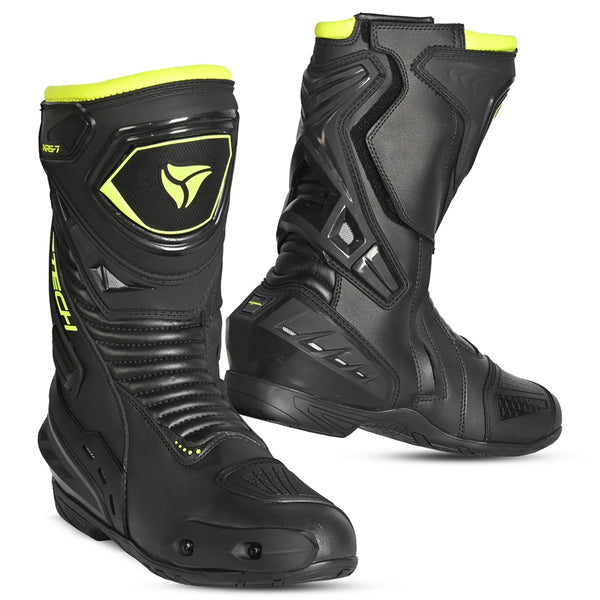 R-Tech Tornado 2.0 Stivali da corsa - Nero / Gris / A.Fluor