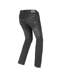 Bela Rosekin Jeans Moto per Donna -Nero vaquero back