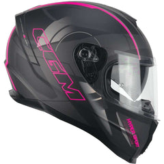 Casco Moto Integrale CGM 321G ATOM SPORT Nero Fucsia fluo opaco by CGM ITALIA